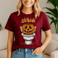 thumbnail image 4 of Skibidi Pumpkin Funny Halloween Toilet Kids Fun Crazy Slang Shirt, Halloween Shirt, Spooky Season Tee, Happy Halloween, Ghost Pumpkin Tshirt, Funny Holiday Gift,Horror Witchy ,Trick Or Treat, 4 of 5