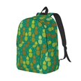 thumbnail image 2 of Naloa Canvas Backpack for Men Women Pineapples1 Print Rucksack Casual Travel Daypack Large and Small Durable College Tote Satchel Bookbag for Teens, 2 of 8
