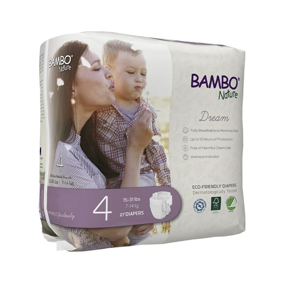 Pañales Bambo Nature Dream 27pz Talla 4 Bambo Nature