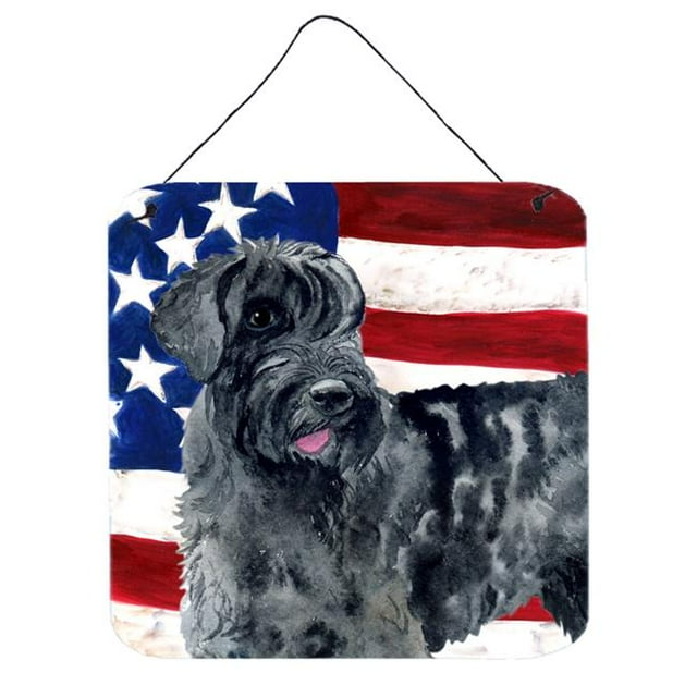 Giant Schnauzer Patriotic Wall or Door Hanging Prints
