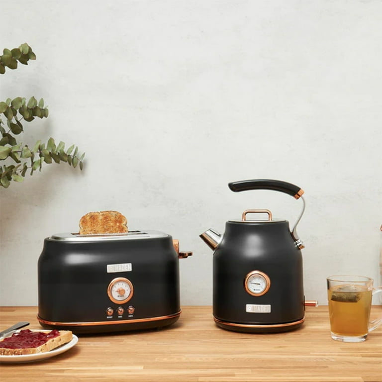 Haden Dorset 1.7 Liter Stainless Steel Electric Kettle Black