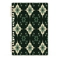 thumbnail image 2 of WOBOGO A Pattern Of Dark Green Geometric Shapes Notebook College Horizontal Grid Paper Ink Spill Resistant Water Resistant Cover 8.3x5.7x0.4in, 2 of 8
