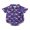 Purple, variant on Aunavey Western Baby Boy Clothes Cow Print Shirt Romper Infant Short Sleeve Button Down Bodysuit Onesie