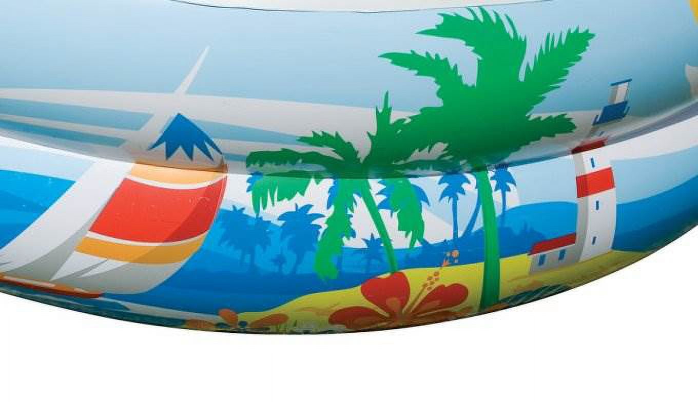 Intex, Swimming Pool, 2 x 56490EP, Swim Center Inflatable Paradise Oval Kiddie 1 Foot Depth