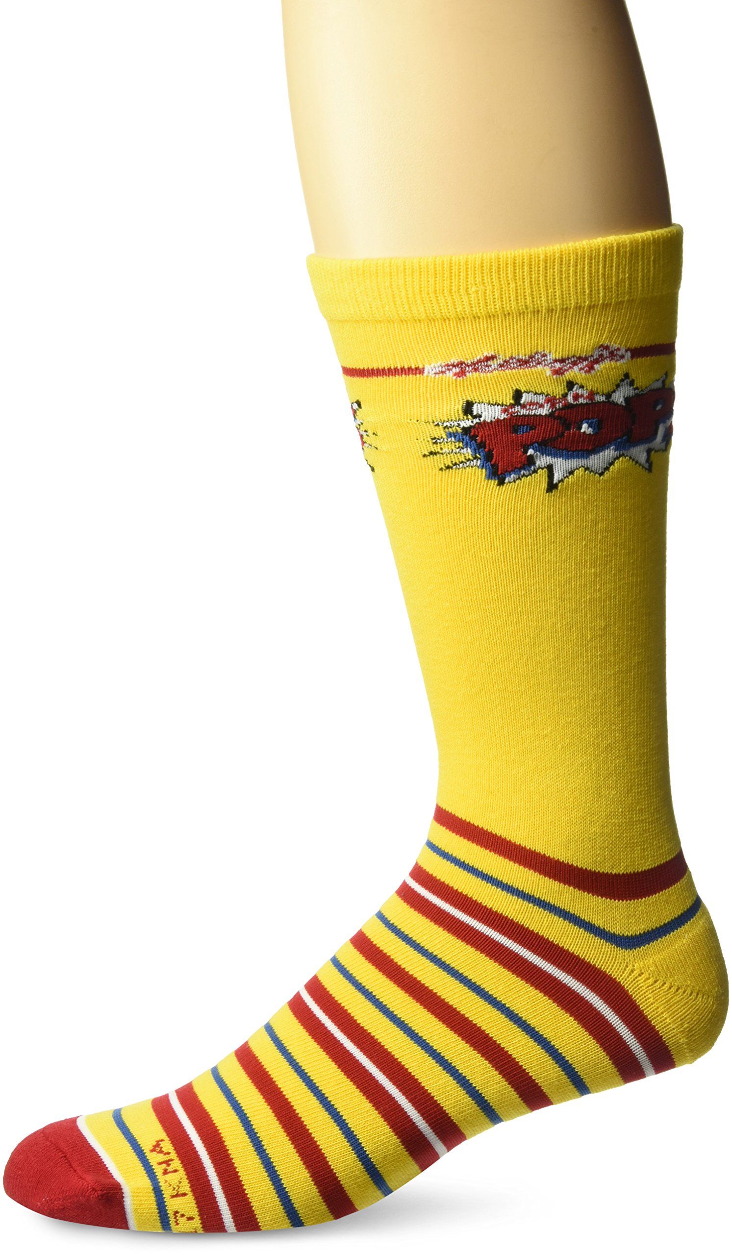 Kellogg's Corn Pops Yellow One Size Fits Most Crew Socks