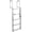 5 Steps  350 lbs C, variant on 3/4/5 Steps Removable Dock Ladder, 500lbs Load Capacity Aluminum Nonslip Boat Ladder for Lake Marine Pool