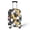 Cats, variant on HELLHERO Anti Fade Luggage Cover for Vacation Travel, Polyester Protective Suitcase Luggage Cover, World Map Airplane Print