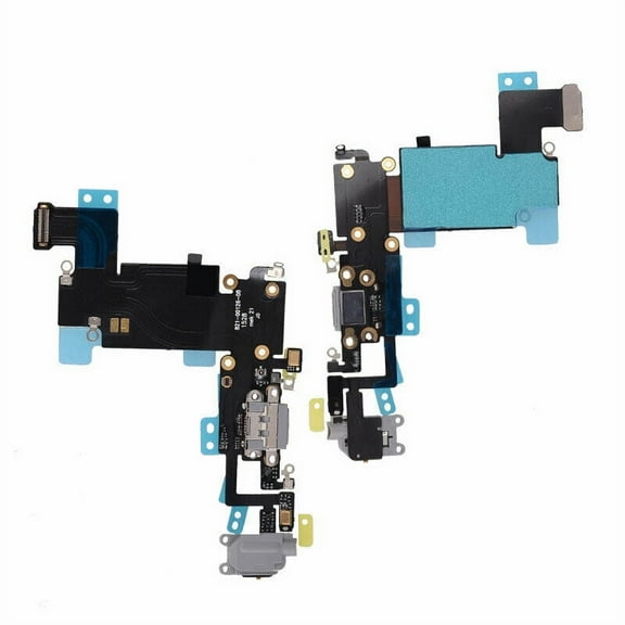 GSA Charging Port Dock Mic Headphone Flex Cable For iPhone 6S PLUS Gray