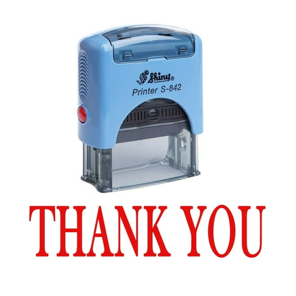 THANK YOU Self Inking Rubber Stamp Custom Shiny Office Stationary Stamp