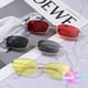 thumbnail image 2 of Gafas De Sol Rectangulares Vintage MIHAN Para Hombres Y Mujeres De Metal Pequeñas Ovaladas UV400 Lentes Transparentes Clásicas Para Marca, 2 of 4
