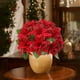 thumbnail image 4 of Flores de Navidad Artificiales de Nochebuena de 7 Cabezas | Ramos de seda rojo dorado plata para arreglos de jarrones, decoración de casas de vacaciones, sin mantenimiento, pack de 2 de 35 cm de, 4 of 6