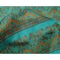 thumbnail image 4 of oneOone Silk Tabby Fabric Leaves & Floral Block Print Fabric BTY 42 Inch Wide, 4 of 4