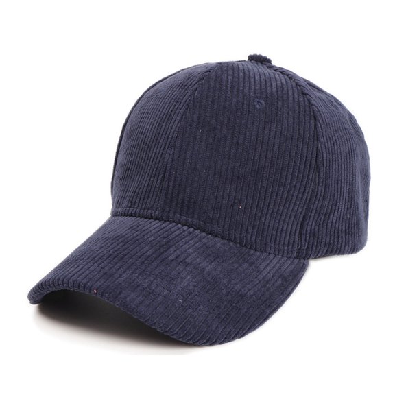 Neutral Summer Solid Corduroy Baseball Cap Visors