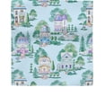 thumbnail image 4 of Lenox Spice Village Allover Table Runner, Blue, 14"W x 70"L, 4 of 5