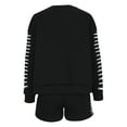 thumbnail image 3 of Puntoco Conjunto de pantalones cortos deportivos con estampado de corazón de fútbol informal para mujer, nueva moda, liquidación Puntoco Puntoco-3774, 3 of 4