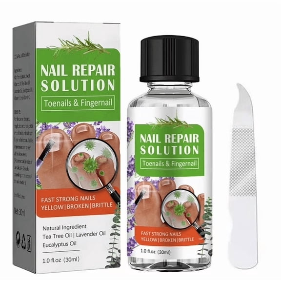 Toenail Fungus Treatment Extra Strength, Nail Fungus Treatment Liquid, Nail Repair for Toenails and Fingernails to Restore Healthy Nails, 1.0 Fl Oz