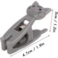 thumbnail image 3 of Cat Design Chip Clips, 6pcs Plastic Chip Bag Clip Kitchen Clips Multifunctional Small Clips(Grey), 3 of 5