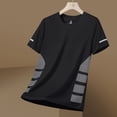 thumbnail image 4 of Dagaeig Short Sleeve Shirts for Men Summer Pullover Athletic Casual Plain Workout Moisture-Wicking Mens T-Shirts Outdoor, 4 of 7
