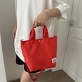 thumbnail image 2 of Bolso de moda para mujer Bolso de compras Bolsos de mano Bolso con cremallera Bolso de hombro (Rojo), 2 of 9