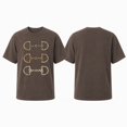 thumbnail image 5 of Western Horse Bit Graphic T-Shirt, Unisex Classic Fit Equestrian Tee, 5 of 9