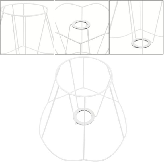 FOMIYES 1Set Lampshade Frame for Diy Lampshades and Light Cage Guard Tapered Shape