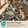 thumbnail image 4 of Design&I 3'x5' Washable Throw Rug Ultra-Thin & Non-Slip Skid-Resistant Small Cowboy Distressed Entry Text Block Graphic Bathroom Themed Mens for Entryway, Kitchen, 4 of 7