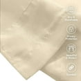 thumbnail image 3 of Mocassi Sheer Curtains - 2 Piece Set - 2 inch Rod Pocket - Solid Sheer Curtain Drapes for Living Room, Bedroom, 40" X 84", Beige, 3 of 5