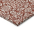 thumbnail image 4 of Addison Rugs Chantille Indoor/Outdoor Traditional Damask Red Washable Rectangle Rug, 3' x 5', 4 of 6