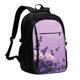 thumbnail image 1 of Fotbe Lavender Roses Arrangement Mochila con Estampado y Puerto USB para Hombre y Mujer, Mochila Antirrobo, Mochila de Viaje, Mochila Escolar, Mochila Universitaria, 1 of 7