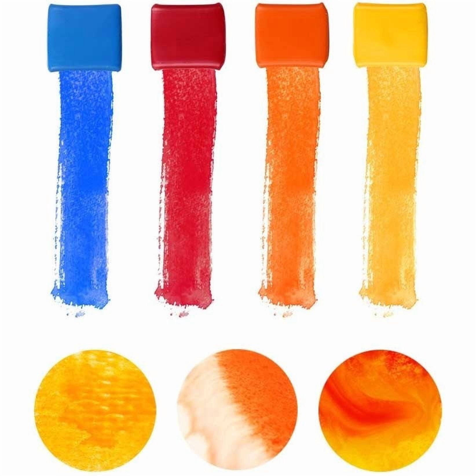 Daiosportswear Complete Portable Solid Watercolor Paint Set, 48 Vibrant Colors, Easy-to-Carry Case, High-Quality Pigments, Ideal for Beginners & Pros, Sketching & Painting, Art Supplies Kit with Brush
