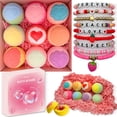 thumbnail image 1 of Bombas de baño Elfinbay para niños con sorpresa y pulseras x9, 1 of 6