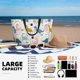 thumbnail image 5 of Disketp Cute Dinosaurs Bolsa de Playa de Gran Capacidad, Bolso Impermeable y a Prueba de Arena para Mujer, Ideal para Playa, Piscina y Natación, 5 of 7