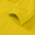thumbnail image 4 of UJNDER Women's Crewneck Sweatshirt Basic Pullover Long Sleeve Casual Comfortable Top for Everyday Fall Winter Yellow L, 4 of 6