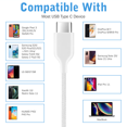 thumbnail image 5 of OEM UrbanX 2021 Type-C Stereo Headphones for HTC U12+ Braided Cable - with Microphone (White) USB-C Connector (US Version), 5 of 8