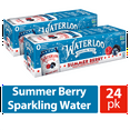 thumbnail image 6 of Waterloo Sparkling Water, Summer Berry, 12 fl oz, 24 Pack Cans, 6 of 7