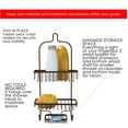 thumbnail image 6 of Home Basics Bronze Heavyweight Shower Caddy, 6 of 6