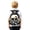 Black, variant on Lightweight Color Contrast Mini Backpack with Bead Decor, Multi Compartment Portable Travel School Daily Shoulder Bag