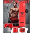 thumbnail image 2 of Saco de boxeo ASBRAVO de piel sintética de 4 pies con guantes y accesorios de 12 oz, 2 of 9