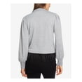 thumbnail image 2 of 1.STATE Womens Feather Hem Pullover Sweater, Grey, X-Large, 2 of 2