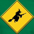 thumbnail image 3 of CafePress - Witch Warning Women's Value T Shirt - Women's Traditional Fit Dark T-Shirt, 3 of 4