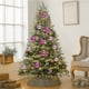 thumbnail image 4 of Adornos navideños de plástico irrompible de 91 cm | Paquete de 16 bolas colgantes perladas en rojo, azul y rosa | Decoración navideña para interiores y exteriores, ideal para el hogar y fiestas, 4 of 7