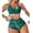 Green, variant on Women's Plus Lingerie Set Floral Lace Bra and Panty Strappy Bustier Bow Detail Underwear for Honeymoon Date Night Romantic Wear White L