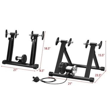 Topcobe 8 Adjustable Resistance Indoor Steel Bicycle Exercise Stand, Indoor Cycling Stationary Bike for Home Gym Cardio