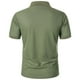 thumbnail image 5 of pstuiky camisetas para hombre, Camisa de manga corta con cuello vuelto, versátil, de color liso y estilo informal para hombre camisas casuales para hombre xxxl, 5 of 5