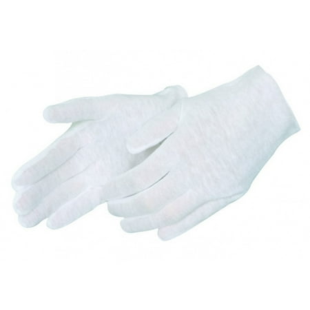Lightweight Mittens - Men's Lightweight Cotton Lisle Inspection Gloves, 12 pairs