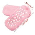 thumbnail image 2 of Tgbvmt Gel Moisturizing Socks Foot Film Cover 8.5x4.1 Inch Soft Hydrating Heel Socks Rejuvenation Moisturizing Callus Treatment Non-Slip Grip for Home Spa Pedicure Foot Care Winter Self-Care Routine, 2 of 9