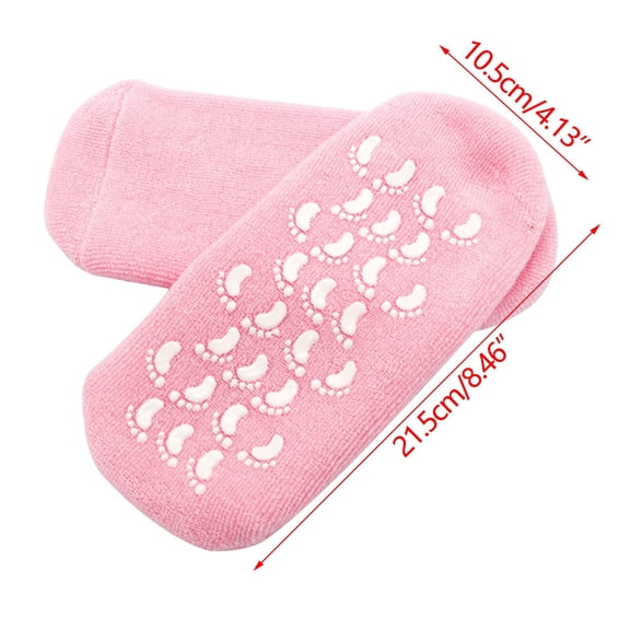 LEHOZIHEQ Moisturizing Socks, Silicone Socks for Dry Cracked Feet Women, for Dry Cracked Heels, Calluses,Gel Spa Socks for Repairing