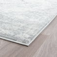 thumbnail image 4 of Diamond Traditional 5' x 7' Gray and Cream Polypropylene Indoor Area Rug, 4 of 8