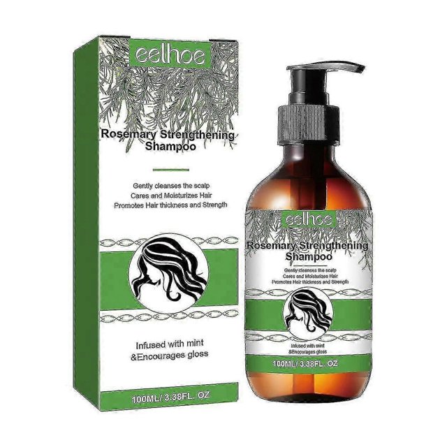 Eelhoe Rosemary Shampoo Deep Cleansing Massage Scalp Moisturizing Soft Thick Conditioning Shampoo -8440963343172