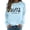 Light Blue [Halloween Shirts for Women Clearance Sales], variant on WEIWEN 1692 They Missed One Sweatshirt Women Halloween Witch Long Sleeve Shirts 1692 Salem Casual Crewneck Pullover Sweaters Gift Tops Women's Clothing Black, XL